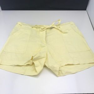 New York and company yellow shorts size 2